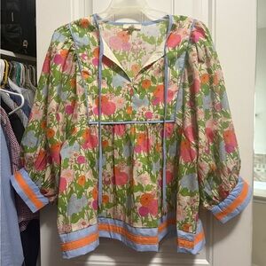 Entro Floral Multicolor Women's Top